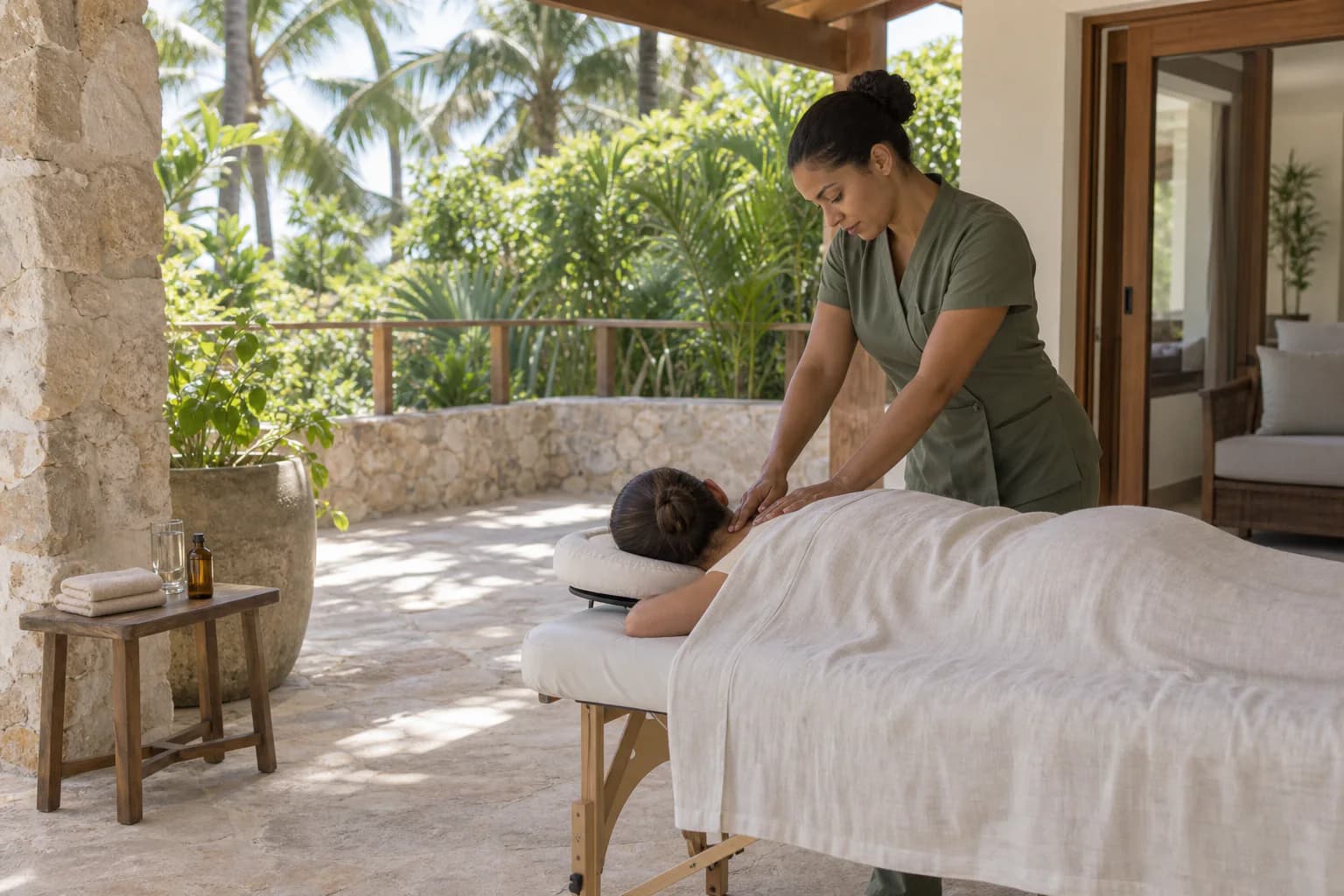 In-Villa Massage service in Punta Cana